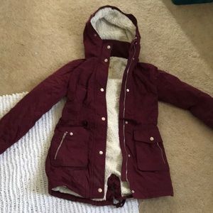 Hollister wool winter jacket
